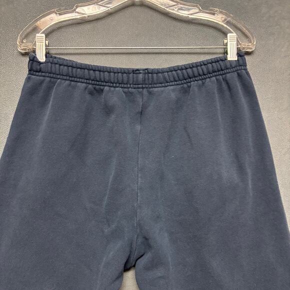 Champion Medium Navy Blue Sweatpants Reverse Weave Fleece Joggers Logo Athletic - Picture 8 of 15